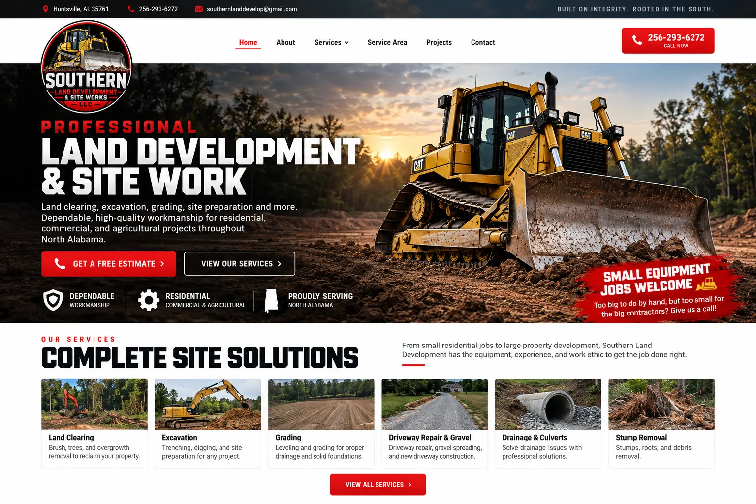 Southern Land Development website